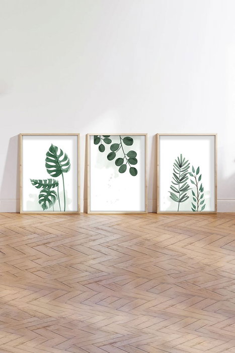 Wallity Huhu193 Pintura Decorativa en MDF con Marco (3 Piezas) 50 x 70 cm Wallity Huhu193 Pintura Decorativa en MDF con Marco (3 Piezas) 50 x 70 cm
